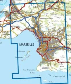 IGN Wandelkaart 3145et Marseille