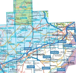 IGN Wandelkaart 3330ot Bellegarde-sur-Valserine