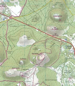 IGN Wandelkaart 2434ot Riom-ès-Montagnes