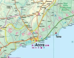 ITMB Wegenkaart van Ghana Zuid en Accra