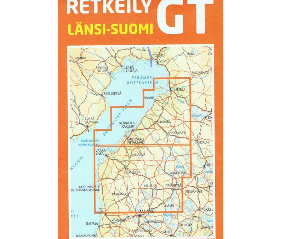 Karttakeskus FInland Fietskaart GT2 Finland West - Länsi Suomi