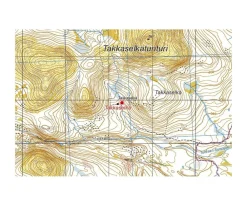 Karttakeskus FInland Wandelkaart Tuntsa Tulppio Sorsatunturi