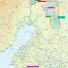 Karttakeskus FInland Wandelkaart Itäkaira Nuortti Korvatunturi