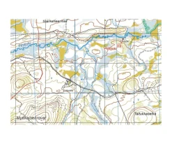 Karttakeskus FInland Wandelkaart Marivaara Jaurujoki Uittipiekke