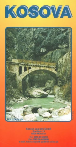 KLG Wegenkaart Kosovo 1:225.000