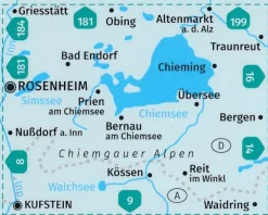 Kompass WK10 Chiemsee, Chiemgauer Alpen