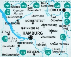 Kompass WK725 Hamburg und Umgebung