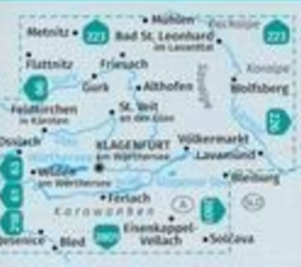 Kompass WK294 Klagenfurt und Umgebung