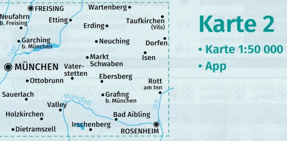 Kompass WK184 München und Umgebung