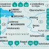 Kompass Wandelkaart 2 Bregenzer Wald