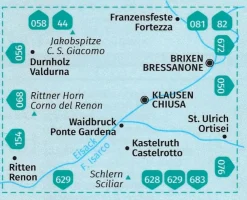 Kompass Wandelkaart 059 Klausen und Umgebung