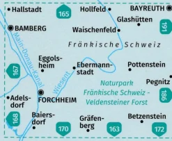 Kompass Wandelkaart 171 Südliche Fränkische Schweiz