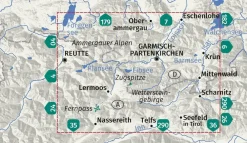 Kompass Wandelkaart 5 Wettersteingebirge