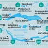 Kompass Wandelkaart 061 Wörthersee, Klagenfurt