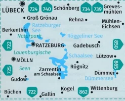 Kompass WK721 Lauenburgische Seen