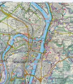 Kummerly en Frey Wandelkaart Untermosel 21 Cochem tot Koblenz
