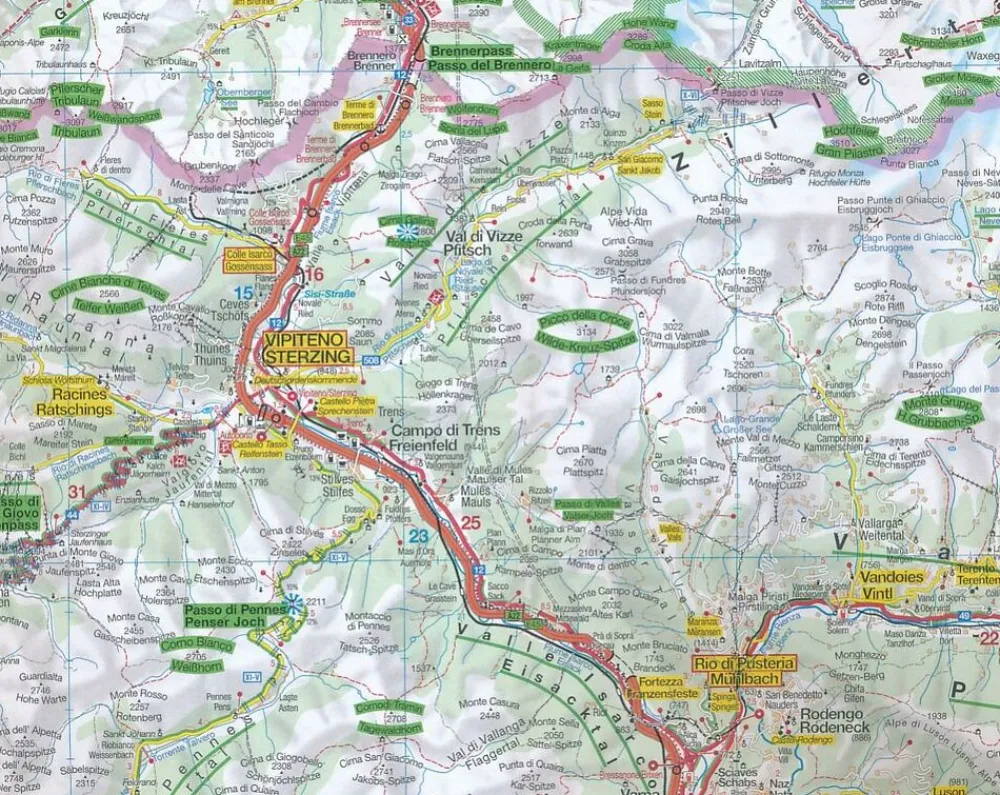 Marco Polo Wegenkaart 3 Zuid-Tirol Trentino Gardameer