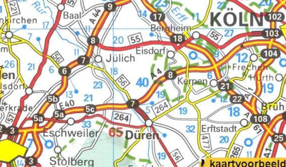 Michelin 718 Duitsland 2025