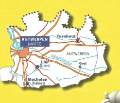 Michelin Wegenkaart 373 Antwerpen