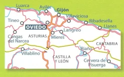 Michelin Wegenkaart 142 Asturias Costa Verde