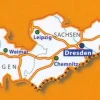 Michelin Wegenkaart 544 Duitsland Midden-Oost