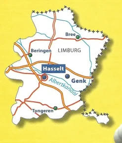 Michelin Wegenkaart 375 Limburg