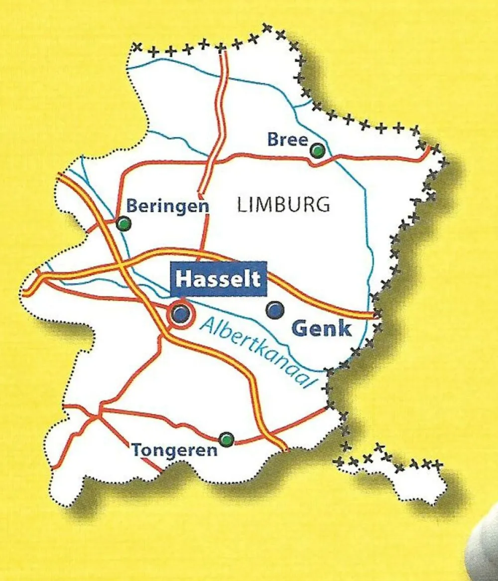 Michelin Wegenkaart 375 Limburg