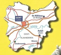 Michelin Wegenkaart 371 West-Vlaanderen