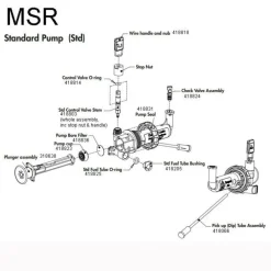 MSR FP/FP-DF Control Valve O-ring (oude pompen)