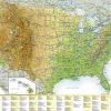 National Geographic Overzichtskaart USA Scenic Drives
