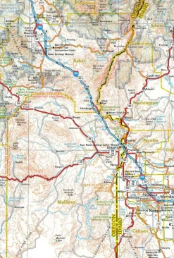 National Geographic Wegenkaart USA Pacific Northwest Adventure map