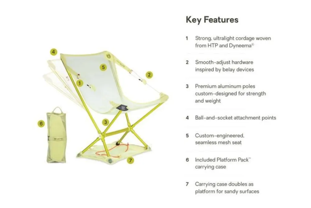 Nemo Moonlite Elite Reclining Camp Chair