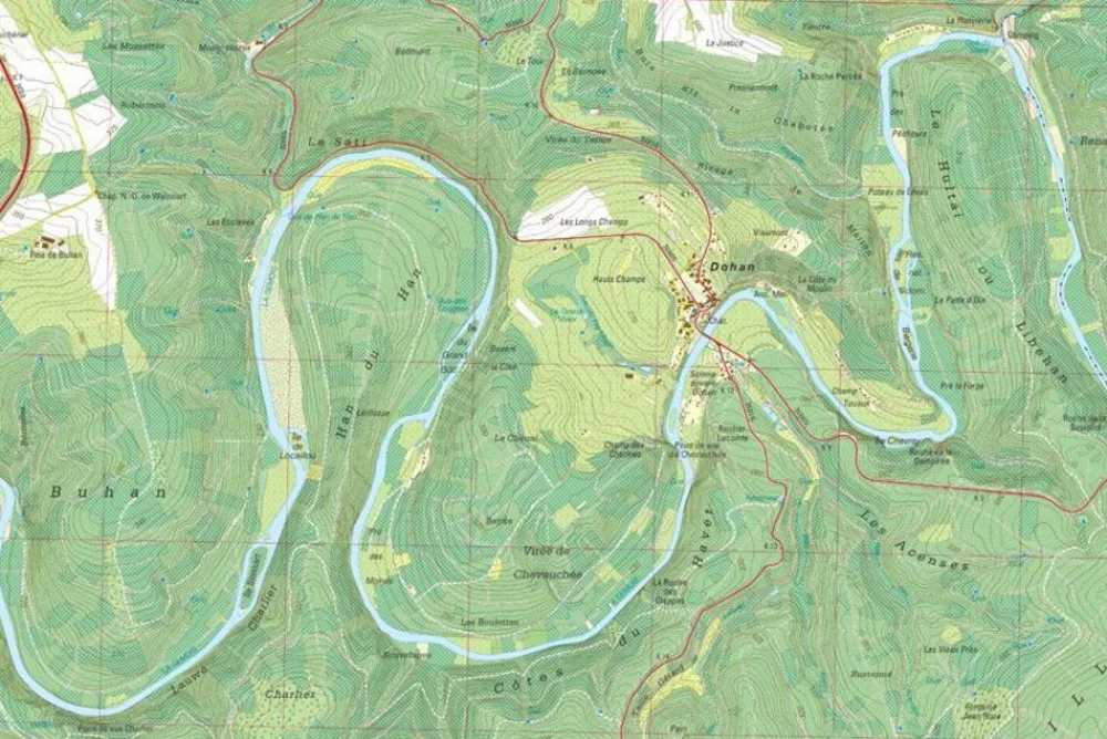 NGIB Topografische kaart 50/7-8 Bütgenbach