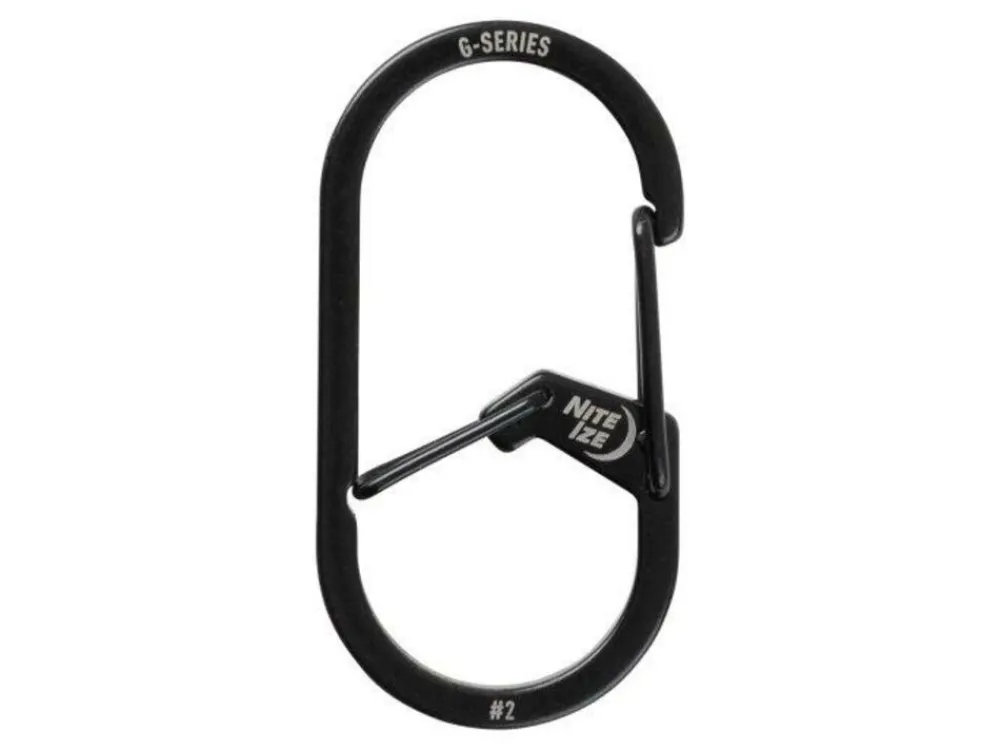 Nite Ize G-series dual carabiner #2 black