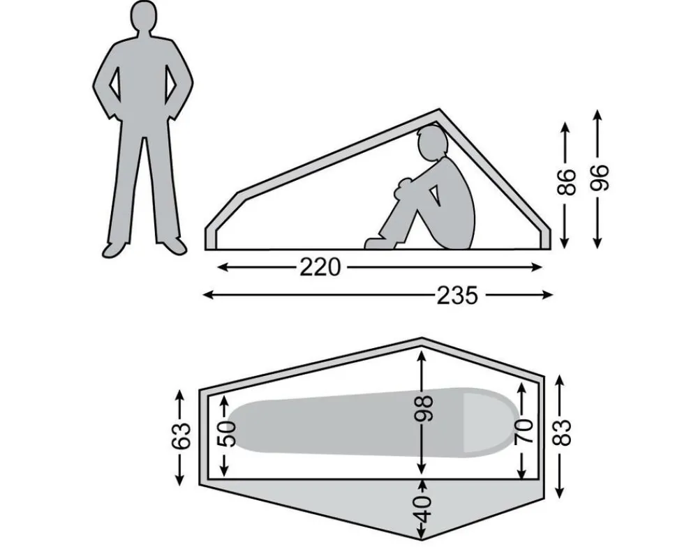 Nordisk Telemark 1 LW Eenpersoonstent