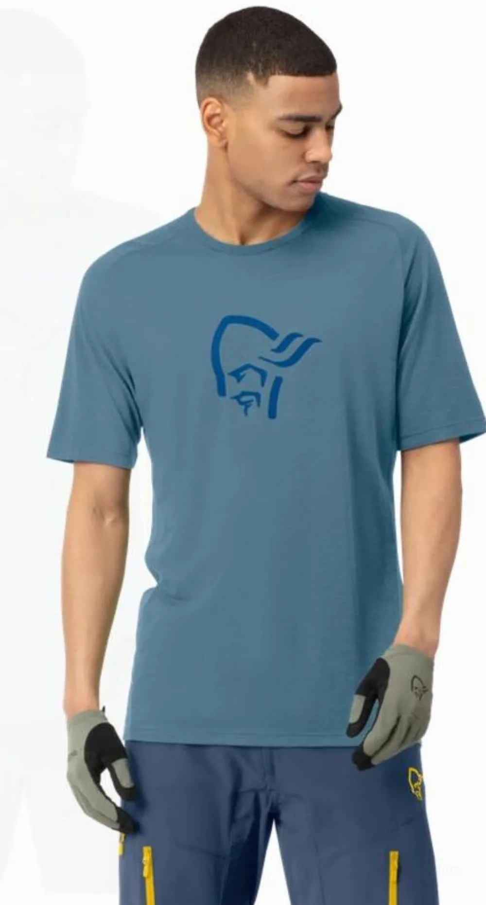 Heren Norrona Fjørå wool t-shirt M