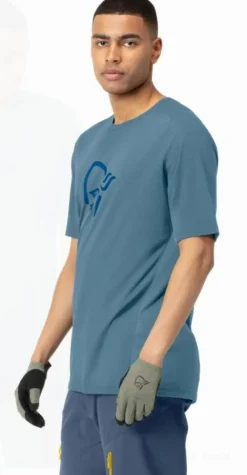 Heren Norrona Fjørå wool t-shirt M