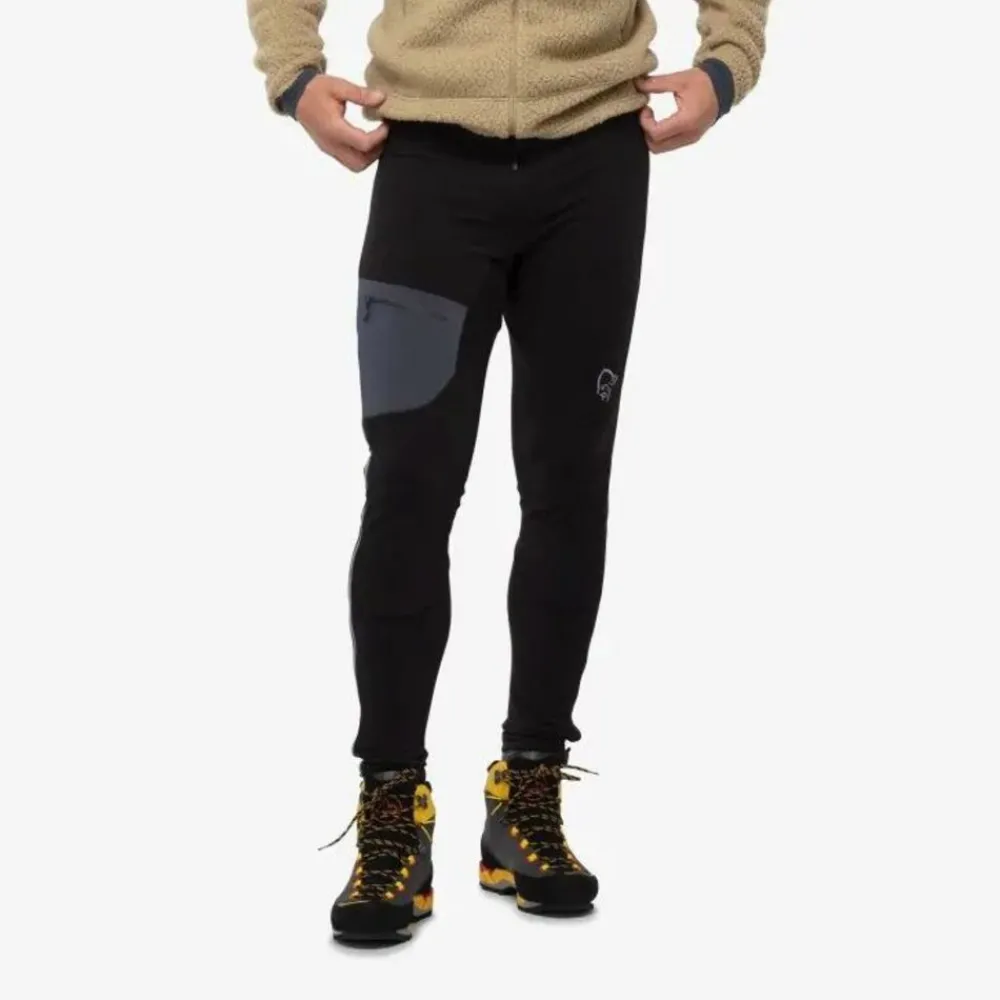 Heren Norrona Trollveggen warmwool2 stretch tights m's