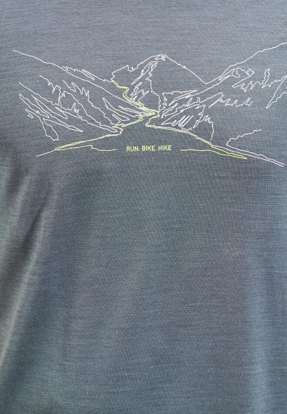 Heren Odlo Ascent PW130 t-shirt crew s/s 554182
