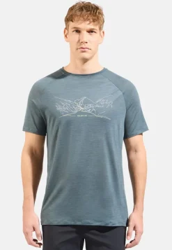 Heren Odlo Ascent PW130 t-shirt crew s/s 554182