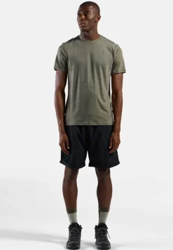 Heren Odlo Merino Tencel Plain Tee T-Shirt Crew Neck men