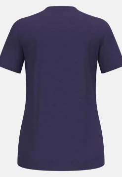DAMES Odlo Merino Tencel Plain Tee T-Shirt Crew Neck wmns