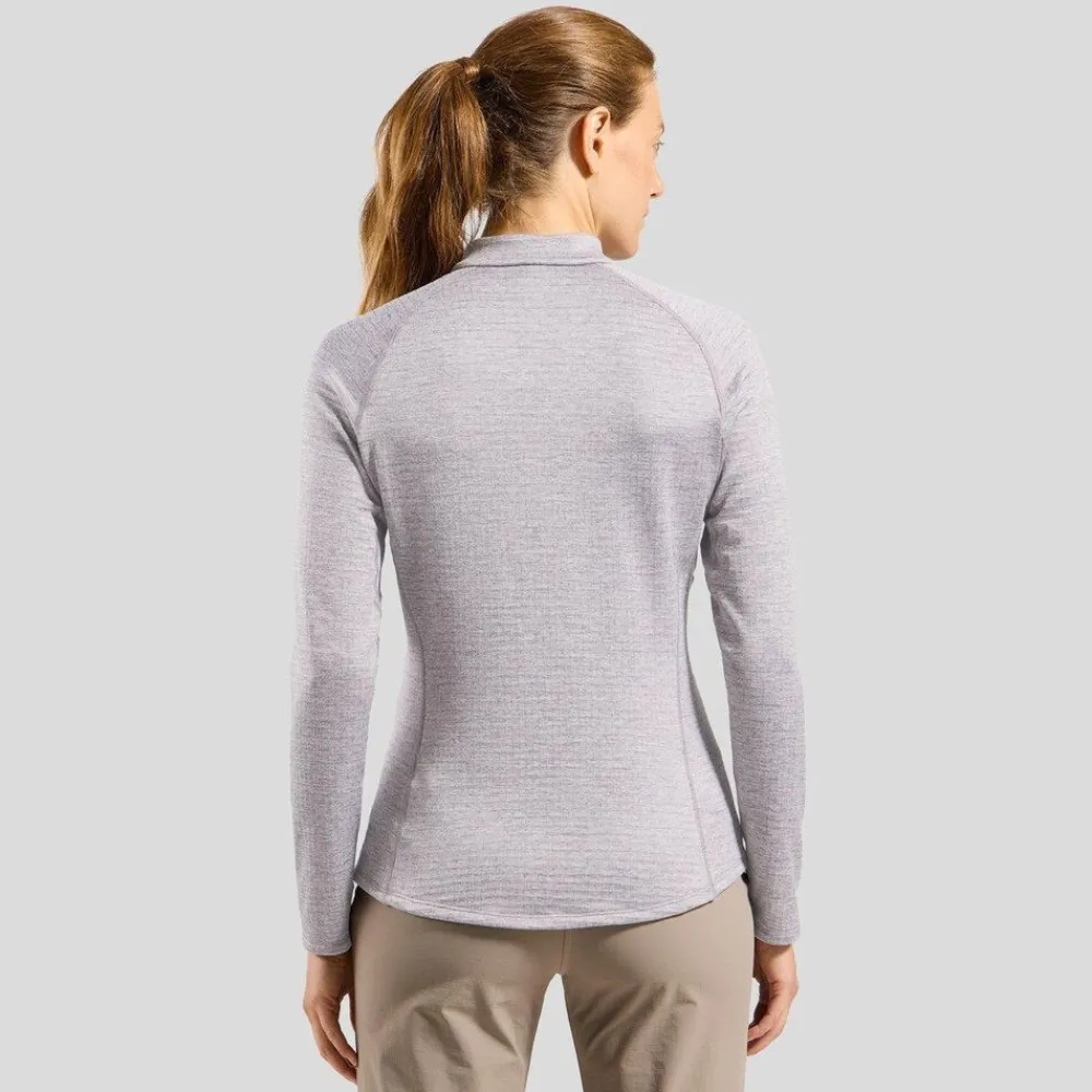 DAMES Odlo Mid layer 1/2 zip tencia 542551