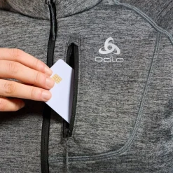 DAMES Odlo Mid layer 1/2 zip tencia 542551