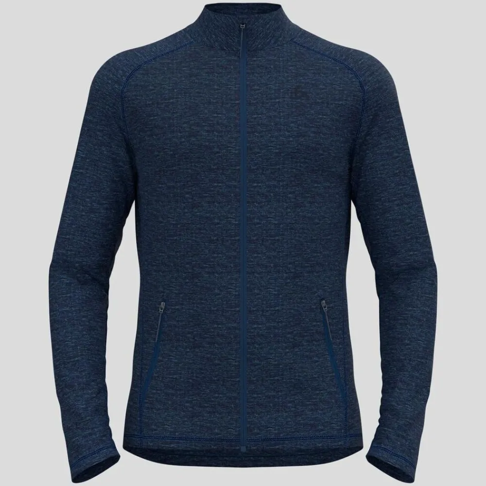 Heren Odlo Mid layer full zip tencia 542562