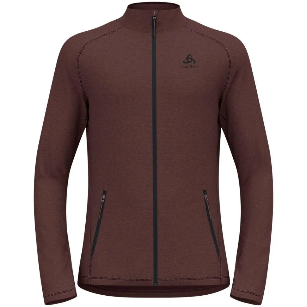 Heren Odlo Mid layer full zip tencia 542562