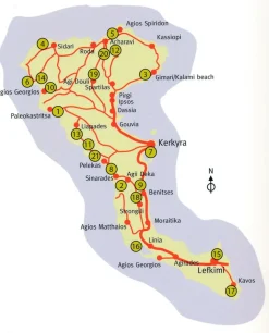 One Day Walks Publishing Wandelen op Corfu