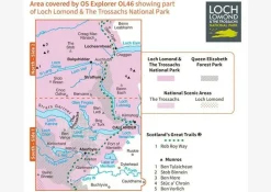 Ordnance Survey Wandelkaart OL46 Explorer The Trossachs
