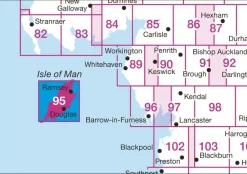 Ordnance Survey Wandelkaart 095 Isle of Man