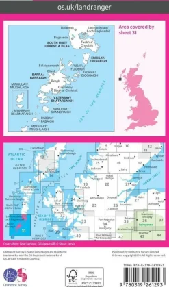 Ordnance Survey Wandelkaart 031 Barra & South Uist